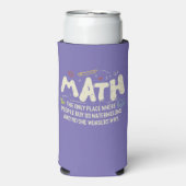 Rafraîchisseur Pour Canette Slim Mathématiques Mathématiques Mathématiques Math Ens (Seltzer Recto)