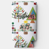 Rafraîchisseur Pour Canette Slim MCM Xmas Trees (Recto)