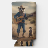 Rafraîchisseur Pour Canette Slim Meerkat Duet : Se battre ensemble en harmonie, (Verso)