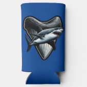 Rafraîchisseur Pour Canette Slim Megalodon Tooth (Verso)