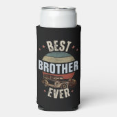 RAFRAÎCHISSEUR  POUR CANETTE SLIM MEILLEUR FRÈRE (Seltzer Recto)