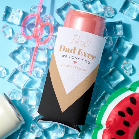 Rafraîchisseur Pour Canette Slim Meilleur papa (Été in situ)