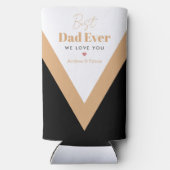 Rafraîchisseur Pour Canette Slim Meilleur papa (Verso)