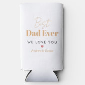 Rafraîchisseur Pour Canette Slim Meilleur papa (Recto)