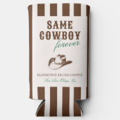 Rafraîchisseur Pour Canette Slim Même Cowboy Forever Bachelorette Week-end (Recto)