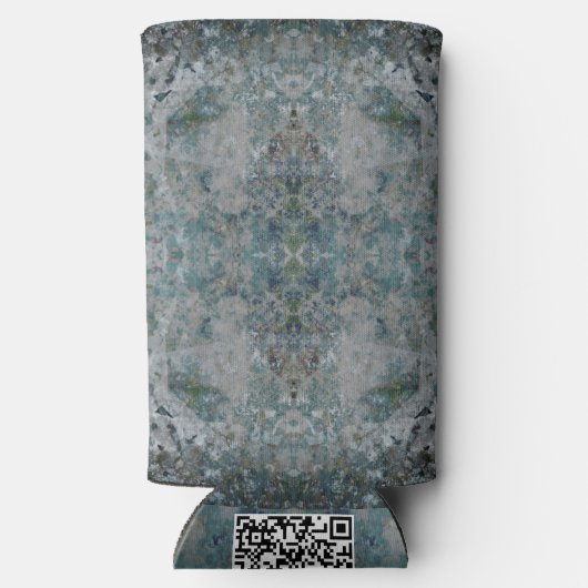 Rafraîchisseur Pour Canette Slim Moderne D'Un Art Abstrait Semblable Dans Une Humeu (Verso)