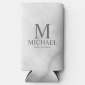 Rafraîchisseur Pour Canette Slim Moderne Personnalisé Groomsman Seltzer Can Cooler (Recto)