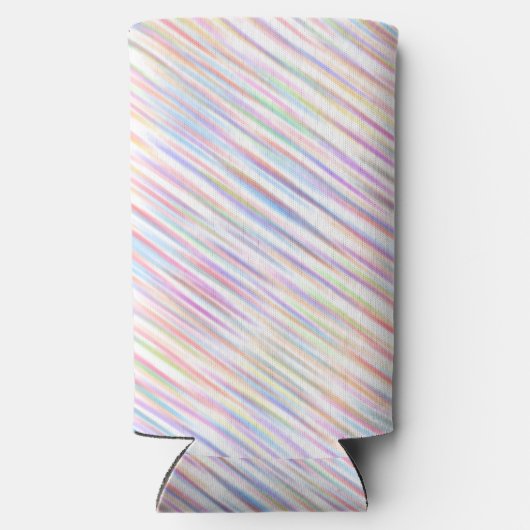 Rafraîchisseur Pour Canette Slim Moderne Simple trait arc-en-ciel Motif (Verso)