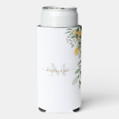 Rafraîchisseur Pour Canette Slim Monogrammes et noms de script et de monogrammes en (Seltzer Verso)