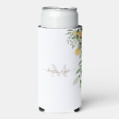 Rafraîchisseur Pour Canette Slim Monogrammes et noms de script et de monogrammes en (Seltzer Recto)