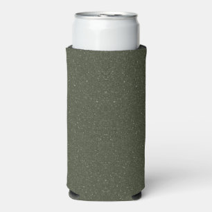Rafraîchisseur Pour Canette Slim Moss Speckable Vert mince Can Cooler - Personnalis