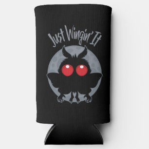 Rafraîchisseur Pour Canette Slim Mothman capricieux, juste en train de voler