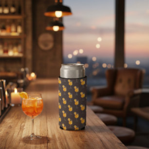 Rafraîchisseur Pour Canette Slim Motif de cocktail Aperol Spritz sans couture