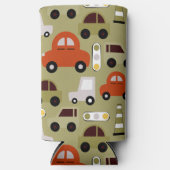 Rafraîchisseur Pour Canette Slim Motif de voitures orange (Recto)