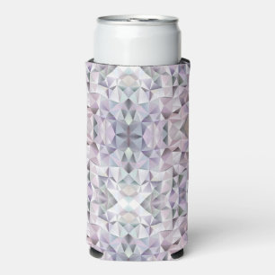 Rafraîchisseur Pour Canette Slim Motif géométrique abstrait sur un objet cylindriqu