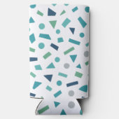 Rafraîchisseur Pour Canette Slim Motif géométrique rétro - 80s Memphis Style Design (Verso)