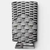 Rafraîchisseur Pour Canette Slim Motif gris Abstrait et élégant (Recto)