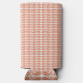 Rafraîchisseur Pour Canette Slim motif orange et blanc sur arrière - plan blanc (Verso)