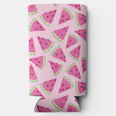 Rafraîchisseur Pour Canette Slim Motif pastèque rose (Verso)