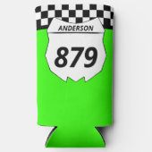 Rafraîchisseur Pour Canette Slim Motocross Custom Dirt Numéro de Vélo Plaque sur Ve (Recto)