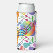 Rafraîchisseur Pour Canette Slim Music Maker  (Seltzer Recto)