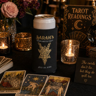 Rafraîchisseur Pour Canette Slim Mystic Tarot Enterrement de Vie de Jeune Fille