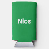 Rafraîchisseur Pour Canette Slim Naughty Nice double face (Verso)