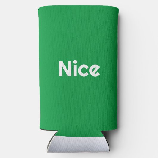 Rafraîchisseur Pour Canette Slim Naughty Nice double face (Verso)