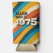 Rafraîchisseur Pour Canette Slim Né en 1975 Personnalisé Can Cooler - Retro les ann (Recto)