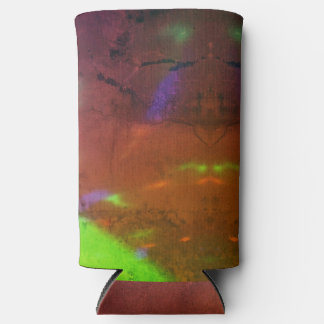 Rafraîchisseur Pour Canette Slim neon lights on cracked rock surface