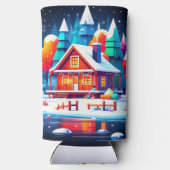 Rafraîchisseur Pour Canette Slim Noël paisible (Verso)