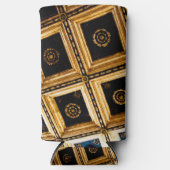 Rafraîchisseur Pour Canette Slim Noir et or (Recto)