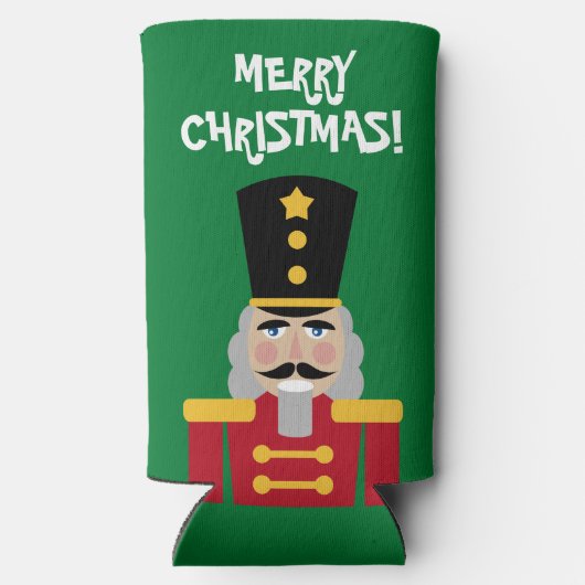 Rafraîchisseur Pour Canette Slim Noisette fête de Noël coutume slim (Verso)