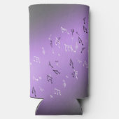 Rafraîchisseur Pour Canette Slim Notes musicales au clair de lune (Verso)