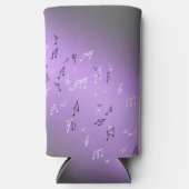 Rafraîchisseur Pour Canette Slim Notes musicales au clair de lune (Recto)