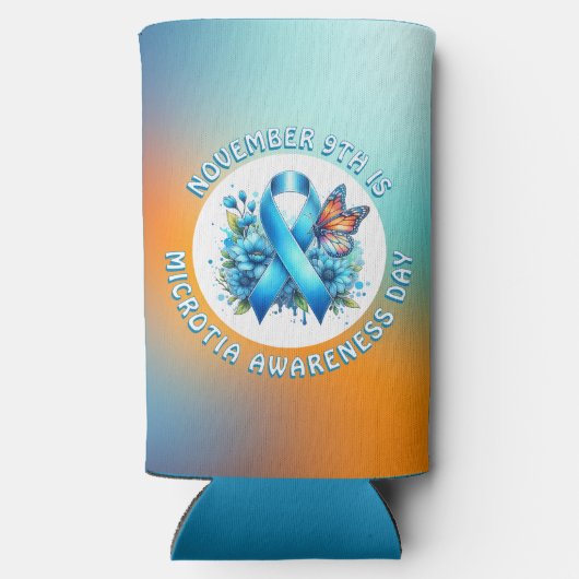 Rafraîchisseur Pour Canette Slim November is Microtia Awareness Month and Day (Verso)