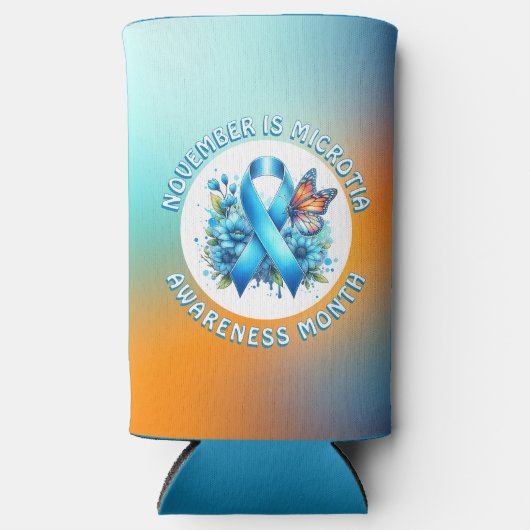 Rafraîchisseur Pour Canette Slim November is Microtia Awareness Month and Day (Recto)