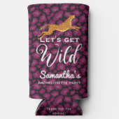 Rafraîchisseur Pour Canette Slim Obtenons la bachelorette d'impression Leopard Wild (Recto)