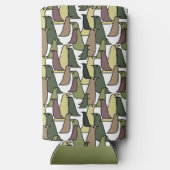 Rafraîchisseur Pour Canette Slim Oiseaux de Camouflage (Verso)