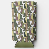 Rafraîchisseur Pour Canette Slim Oiseaux de Camouflage (Recto)