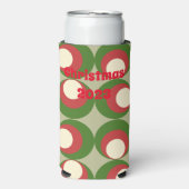 Rafraîchisseur Pour Canette Slim Olives de Noël (Seltzer Recto)