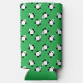 Rafraîchisseur Pour Canette Slim Ours de panda allongé sur l'herbe (Verso)