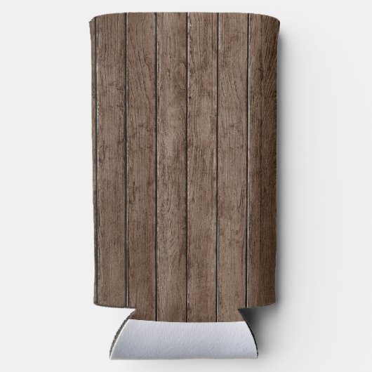 Rafraîchisseur Pour Canette Slim Palme Tropique Rustique Feuilles Aloha Baby shower (Verso)