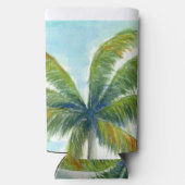 Rafraîchisseur Pour Canette Slim Palmier Tropical Beach par beau temps (Verso)