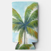 Rafraîchisseur Pour Canette Slim Palmier Tropical Beach par beau temps (Recto)