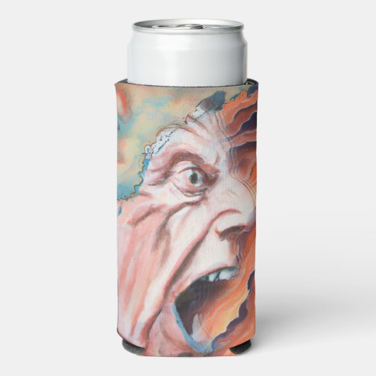 Rafraîchisseur Pour Canette Slim Panic Waves peinture à l'huile (Seltzer Verso)