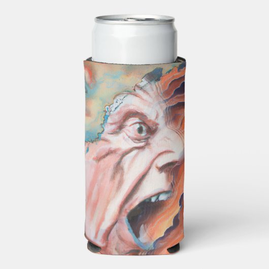 Rafraîchisseur Pour Canette Slim Panic Waves peinture à l'huile (Seltzer Recto)