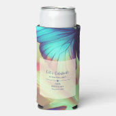 Rafraîchisseur Pour Canette Slim Papillon peut refroidir (Seltzer Recto)