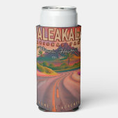 Rafraîchisseur Pour Canette Slim Parc national de Haleakala Maui Road Volcano Vinta (Seltzer Verso)