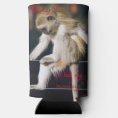 Rafraîchisseur Pour Canette Slim Pas mon zoo, pas mes singes (Verso)